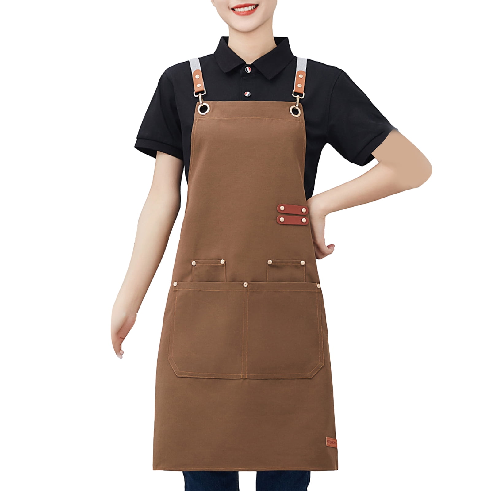 Lohuatrd Waterproof Apron for Men Women Antigrease Stainproof Cooking