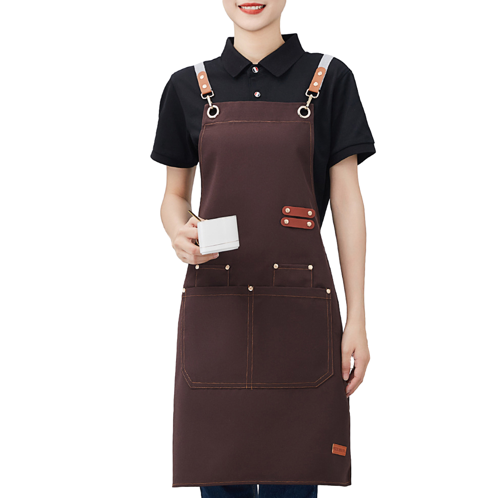 Lohuatrd Waterproof Apron for Men Women Antigrease Stainproof Cooking