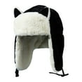 thumbnail image 1 of Lohuatrd Women Warm Trapper Hat with Cat Ears Thickened Windproof Ear Cozy Velvet lined Ladies Hat, 1 of 8