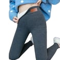 thumbnail image 1 of Lohuatrd Women Winter Leggings Thick Plush Lining Warm Elastic High Waist Skinny Compression Warm Soft Solid Color Pantyhose Underwear Yoga Homewear Pants, 1 of 8