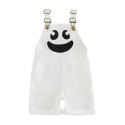 Baby Toddler Kids Boy Halloween Overalls 6 12 18 24 Months 2T 3T 4T 5T 6T 7T Ribbed Sleeveless Romper with Pockets