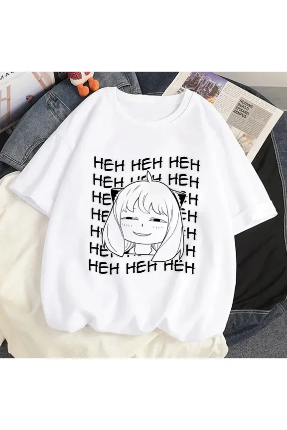 Loid Forger Yor Forger Anya Forger T-shirt Cartoon Manga Anime Harajuku Graphic Kawaii T-shirt For Men's Shirt
