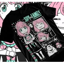 Loid Yor Anya Bon Forger SPY x FAMILY Unisex T-Shirt Manga Anime Soft Tee