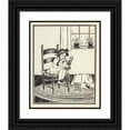 thumbnail image 1 of Lois Mailou Jones 12x14 Black Ornate Wood Framed Double Matted Museum Art Print Titled: The Picture-Poetry Book Pl15 (1935), 1 of 5