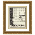 thumbnail image 1 of Lois Mailou Jones 20x24 Gold Ornate Framed and Double Matted Museum Art Print Titled - The Picture-Poetry Book Pl14 (1935), 1 of 4
