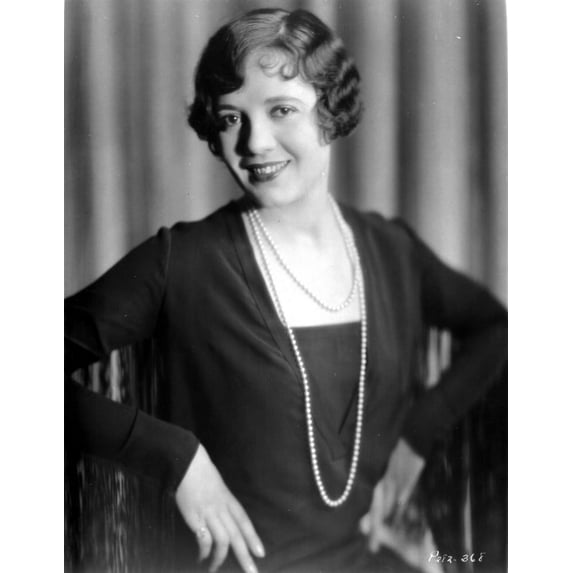 Lois Wilson in a Black Dress with Necklace Photo Print (8 x 10)