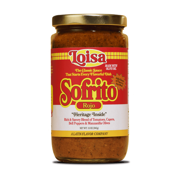 Loisa Sofrito Rojo Cooking Sauce, No Preservatives, Pure Latin Flavor, 12 oz, pack of 1