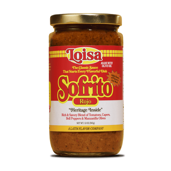 Loisa Sofrito Rojo Cooking Sauce, No Preservatives, Pure Latin Flavor, 12 oz, pack of 1