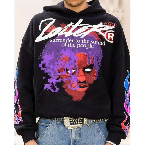 Loiter Live In Direct Vintage Hoodie