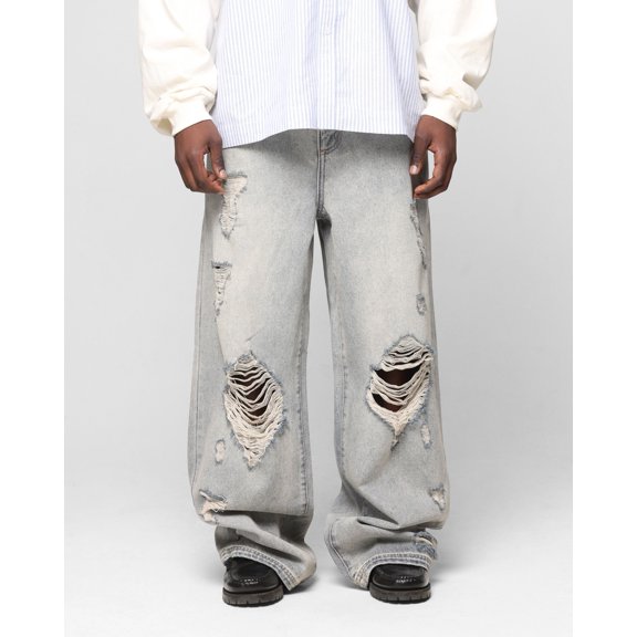 Loiter Star Layered Distressed Jeans