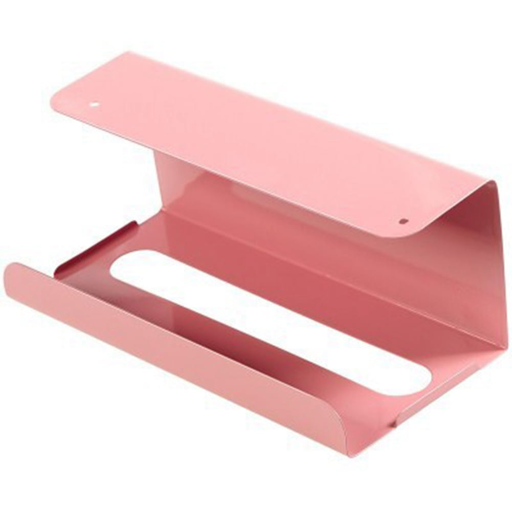 Lojalitet Pink WallMounted Paper Towel Holder, NoPunch Installation