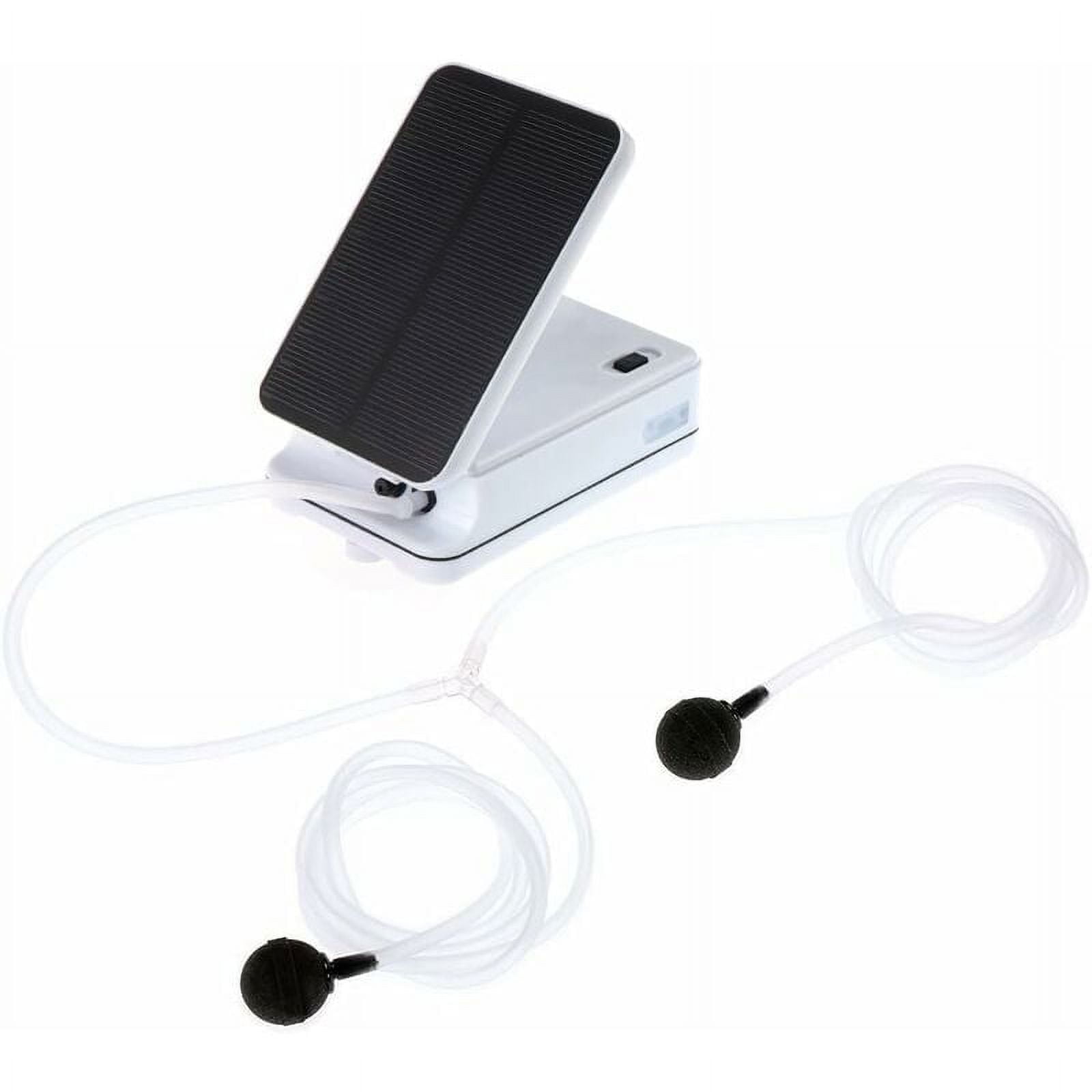 Lojalitet Solar powered air pump kit, oxygenator and aerator for solar bubbler pond Solar pump for pond for aquariums, aquariums, swimming pools