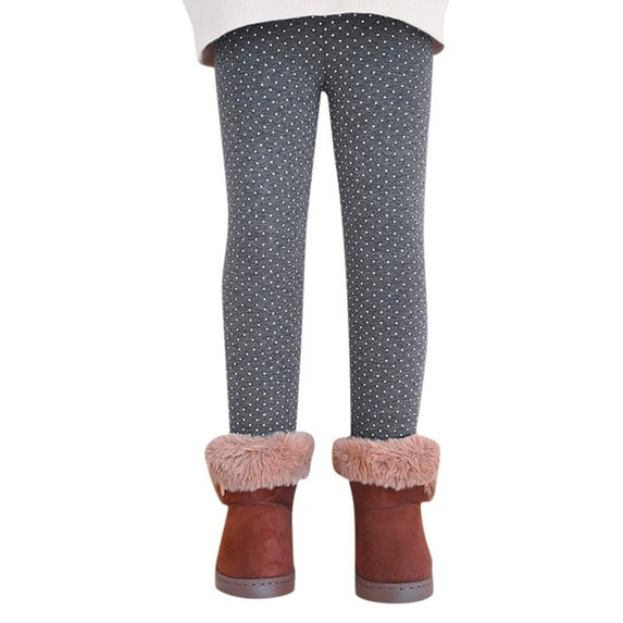2025 Toddler Kids Baby Girls Kids Girls' Lined Kids Clothes Leggings Winter Cotton Thick Boy Toddler Pants 2T Stretchy Pants Warm Winter 4T Toddler Girl Clothes Pants