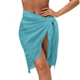 thumbnail image 1 of Lojoutye 2025 Women Beach Sarongs Sheer Maternity Cover Ups for Swimwear Cover Ups Mesh Bikini Womens Beach Cover Up Wrap Skirt for Swimwear Womens Swimsuit Cover up Bikini Set with Ruffle Cover, 1 of 5