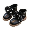 thumbnail image 1 of Lojoutye NEW Girls Boots Girls Autumn and Winter Kids Boots Bright Color Side Zipper Cute Ankle Boots insulated Neoprene Boots Little Kid and Big Girls Fashion Boots Kid Children Bow Boots Girls, 1 of 7