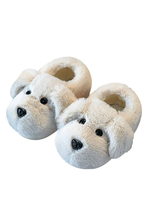 NEW Girls Slippers Children's Winter Cute Cartoon Girls Boot Slippers Boys and Girls Foot Girls Princess Slippers Baby Drag