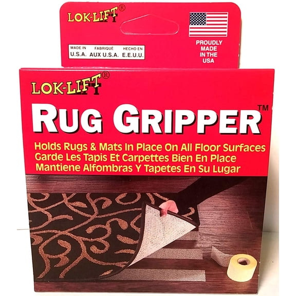 Lok-Lift Rug Gripper Non-Slip Tape - Non-Slip Backing - 4' x 6'