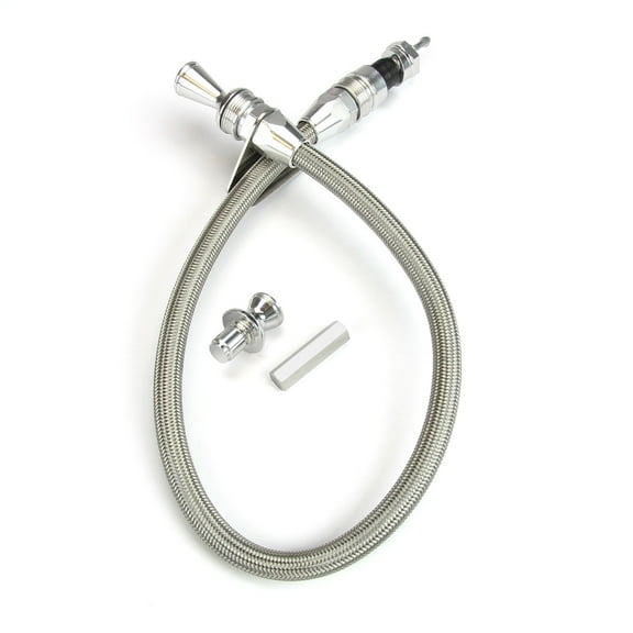 Lokar 1211644 LOC1211644 FLEXIBLE TRANSMISSION DIPSTICK; FORD C4 FIREWALL MOUNT; BRITE;