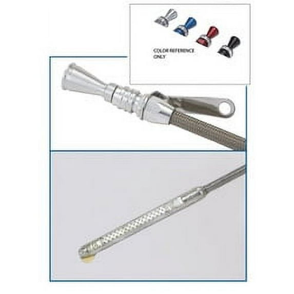 Lokar 1220084 LOC1220084 FLEXIBLE ENGINE DIPSTICK; BRITE; CHEVY SMALL BLOCK/RAMJET/GM VORTEC ENGINES;