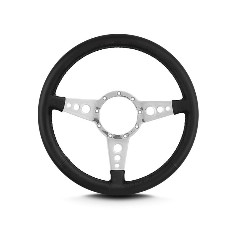 Lecarra Mark 4 GT Polished Steering Wheel w/Black Wrap 42201 Lecarra Mark 4 GT Polished Steering Wheel w/Black Wrap 42201