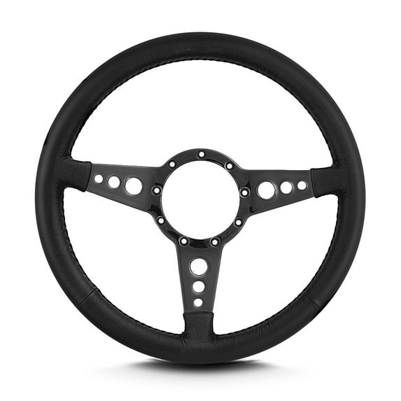 Lecarra 61401 Trans Am Steering Wheel 14 Diameter Black Billet Aluminum Black Le