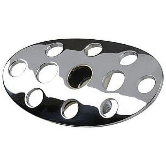Lokar BAG-6153 LOCBAG-6153 CHROMED STEEL BRAKE PEDAL PAD