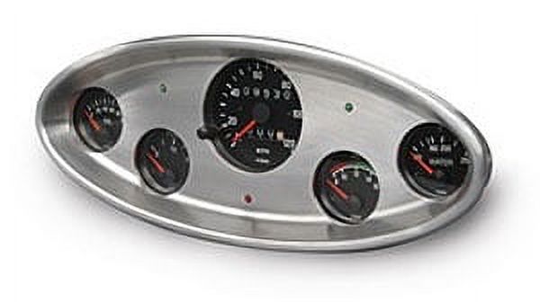 Lokar BDI-9129 LOCBDI-9129 OVAL BILLET ALUMINUM DASH INSERT