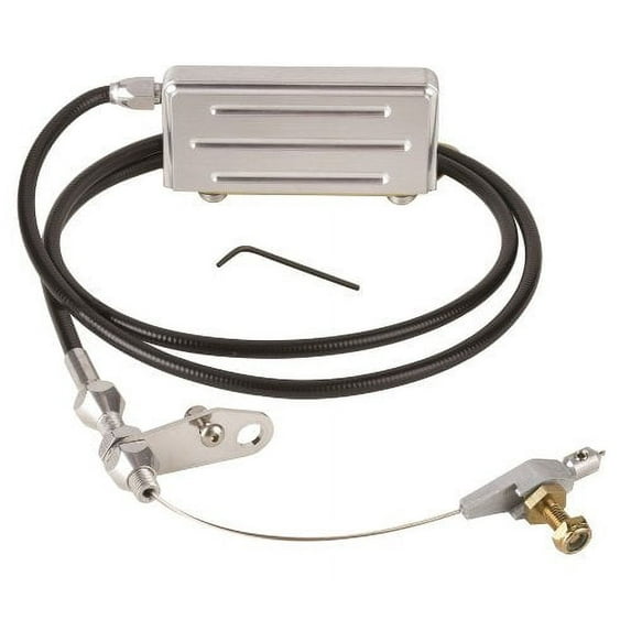 Lokar KDP-2727U LOCKDP-2727U UNIVERSAL THROTTLE CABLE; FOR CHRYSLER 727; BLACK HOUSING; BILLET ENDS;