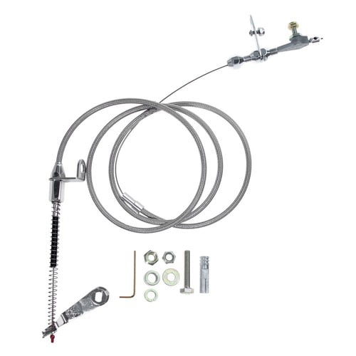 Lokar Kickdown Cable Polished For AOD Transmissions