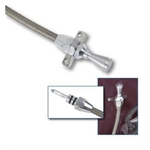 Lokar TD-34L60FM LOCTD-34L60FM HI-TECH FLEXIBLE BRAIDED STAINLESS TRANSMISSION DIPSTICK