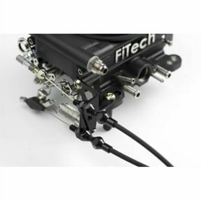 Lokar XTCB40FIT FiTech Black E-Coat Throttle Cable Bracket - Kickdown Lever