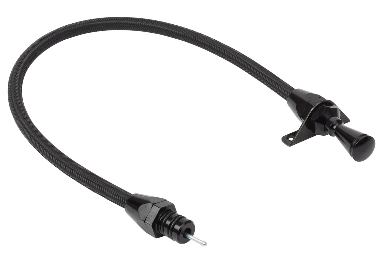 Lokar XTD-3FMXFM LOCXTD-3FMXFM MIDNIGHT SERIES HI-TECH FLEXIBLE BRAIDED STAINLESS TRANSMISSION DIPSTICK