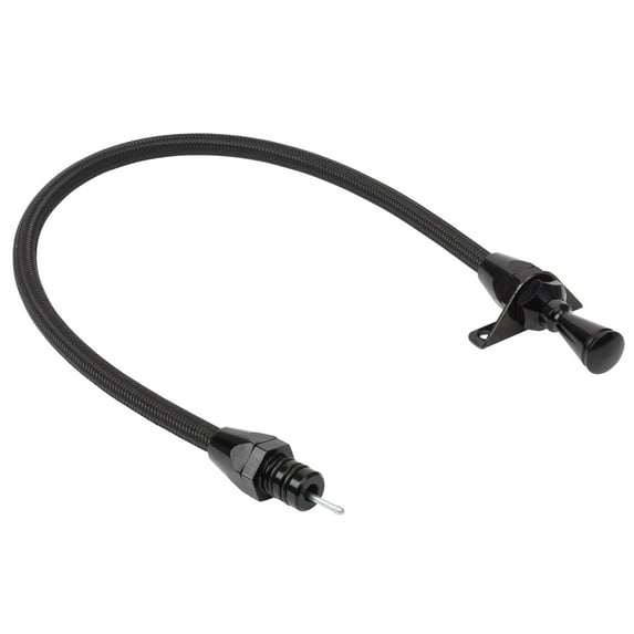 Lokar XTD-3FMXFM LOCXTD-3FMXFM MIDNIGHT SERIES HI-TECH FLEXIBLE BRAIDED STAINLESS TRANSMISSION DIPSTICK