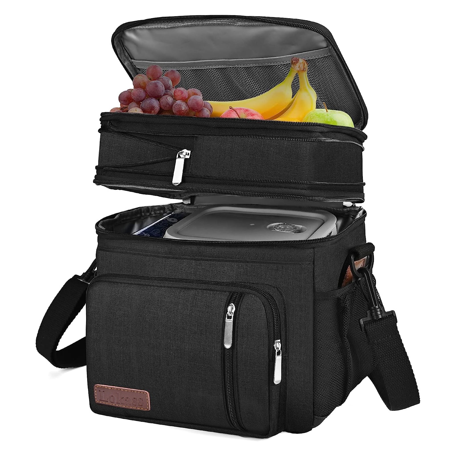 Insulated Neoprene Lunch Bag Zipper Lunch Box Tote Baby Bottle Bag –  allydrew
