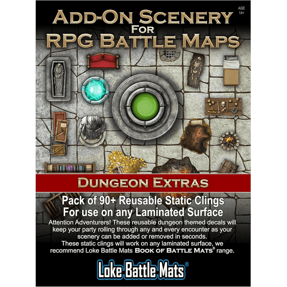 Loke Battle Mats Dungeon Add-On Scenery