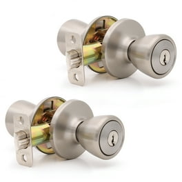 Kwikset Tylo Satin Nickel Entry Knob and Single Cylinder Deadbolt ANSI/BHMA Grade 3 1-3/4 in. Kwikset Tylo Satin Nickel Entry Knob and Single Cylinder Deadbolt ANSI/BHMA Grade 3 1-3/4 in.