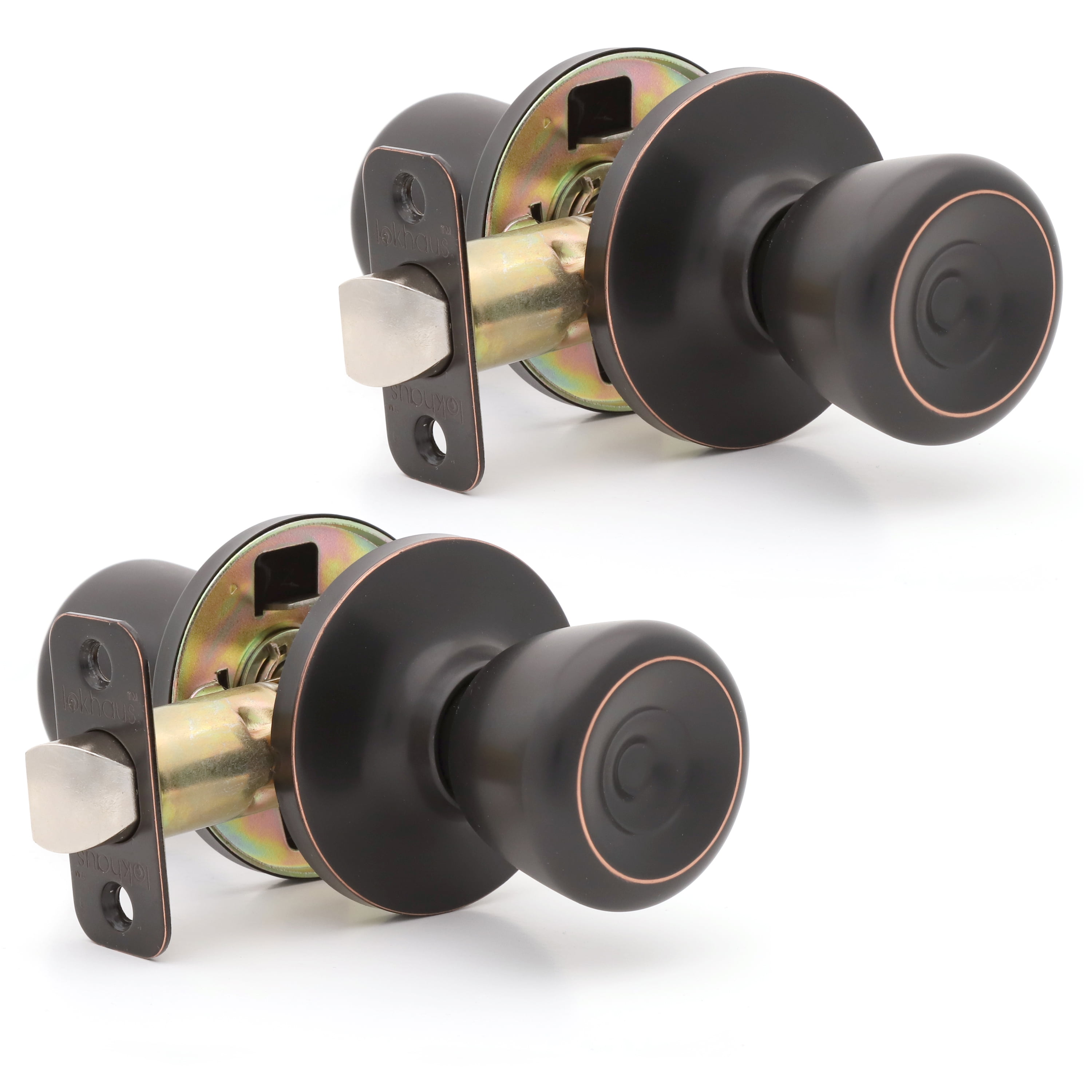 Lokhaus Passage Tulip Doorknob Oil Rubbed Bronze 2 Count