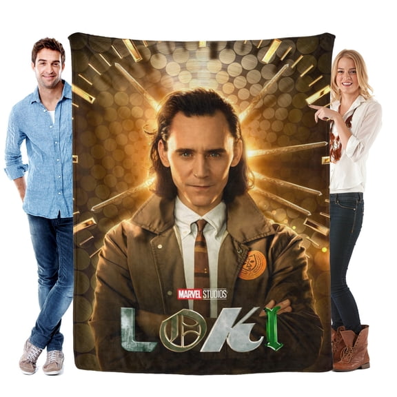 Loki-Anti-Pilling Flannel Blanket Soft Lightweight Plush Fuzzy Cozy Luxury Blanket for Home and Kitchen Use Perfect for Kids and Adults