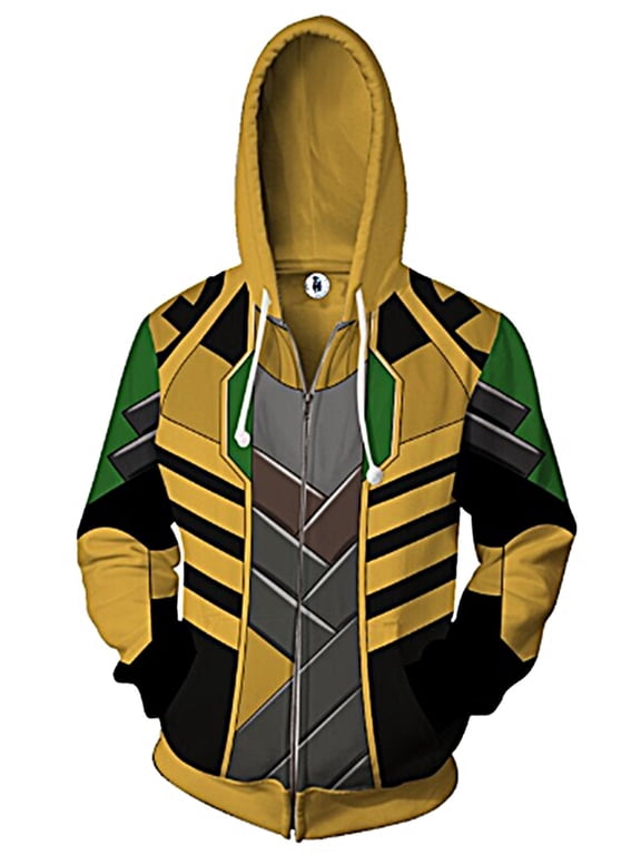 Loki Character Design Sweatshirt Hoodie Size M
