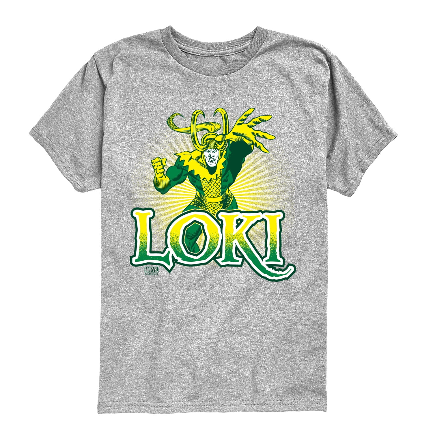 Loki - Logo Short Sleeve Graphic T-Shirt - Walmart.com
