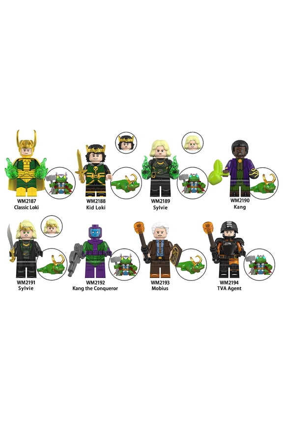 Loki Season 2 Block Figures Set Detailed Figures Made From Environmentally Friendly Material 6+