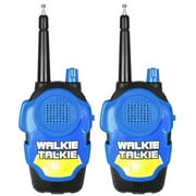 Lokieas 2Pcs Mini Walkie Talkie Kids Electronic Toys Portable Two-Way Radio Set