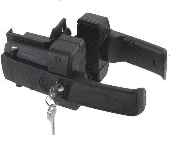 LokkLatch ZL3BL Black Gate Lock