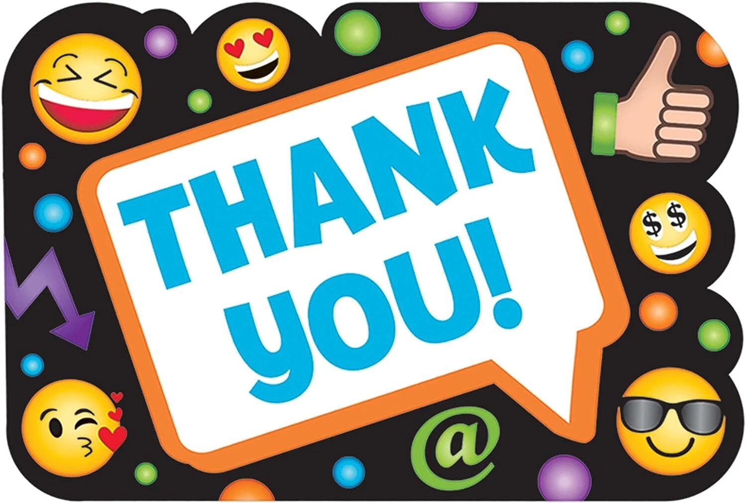 Lol Emoji Emoticons Cute Kids Birthday Party Thank You Notes W/Envelopes