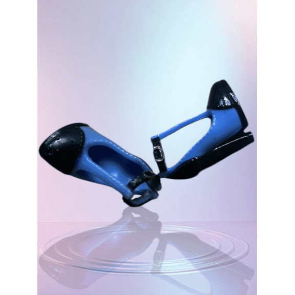 Lol Omg Clone Bratz Blue Black Shoes Pumps Replacement Accessory