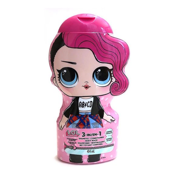 Lol Surprise 3-in-1 Shampoo, Conditioner, & Body Wash, 14 Oz