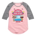 thumbnail image 1 of Lol Surprise! - Coney Island - Toddler & Youth Girls Raglan Graphic T-Shirt, 1 of 4