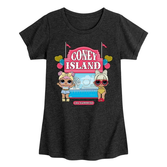 Lol Surprise! - Coney Island - Toddler & Youth Girls Short Sleeve Graphic T-Shirt