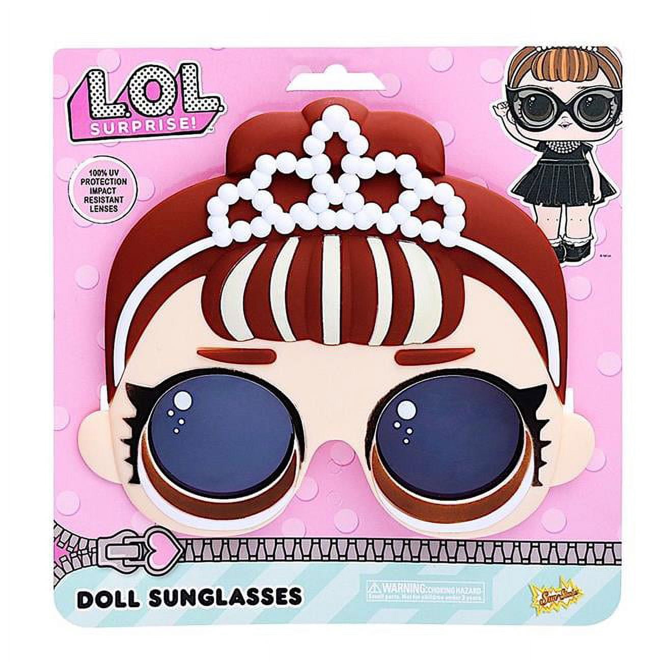 LOL Surprise Kids Sunglasses For Girls, Toddler Sunglasses With Kids Glasses Case