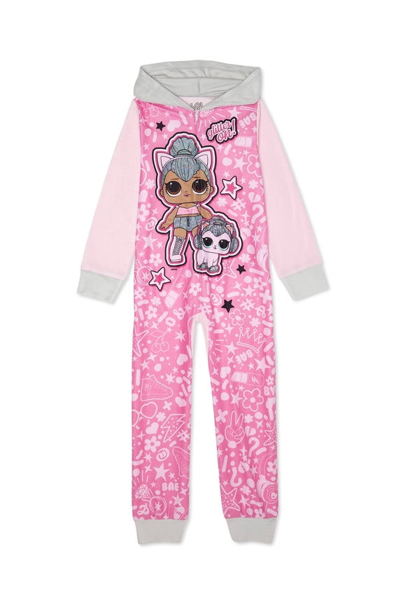 Lol Surprise! Hooded Blanket Sleeper, Sizes 4-10